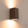 Cometa bronzo m by LUSENZ - Up and downlight - Rechthoekige wandlamp met geborsteld bronzen coating | LUSENZ