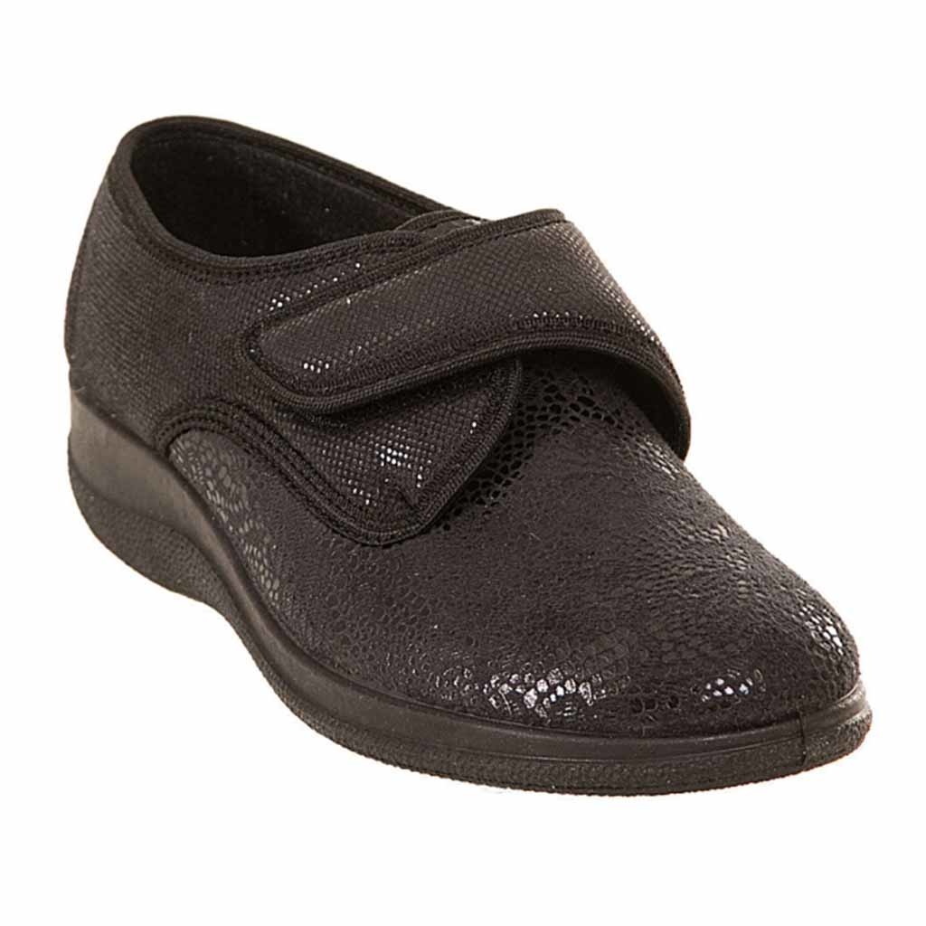 Comfortschoen Melina | MSF | Dames | Maat 36 | Kleur zwart | Met klittenband | MS4929Z-36 | MSF