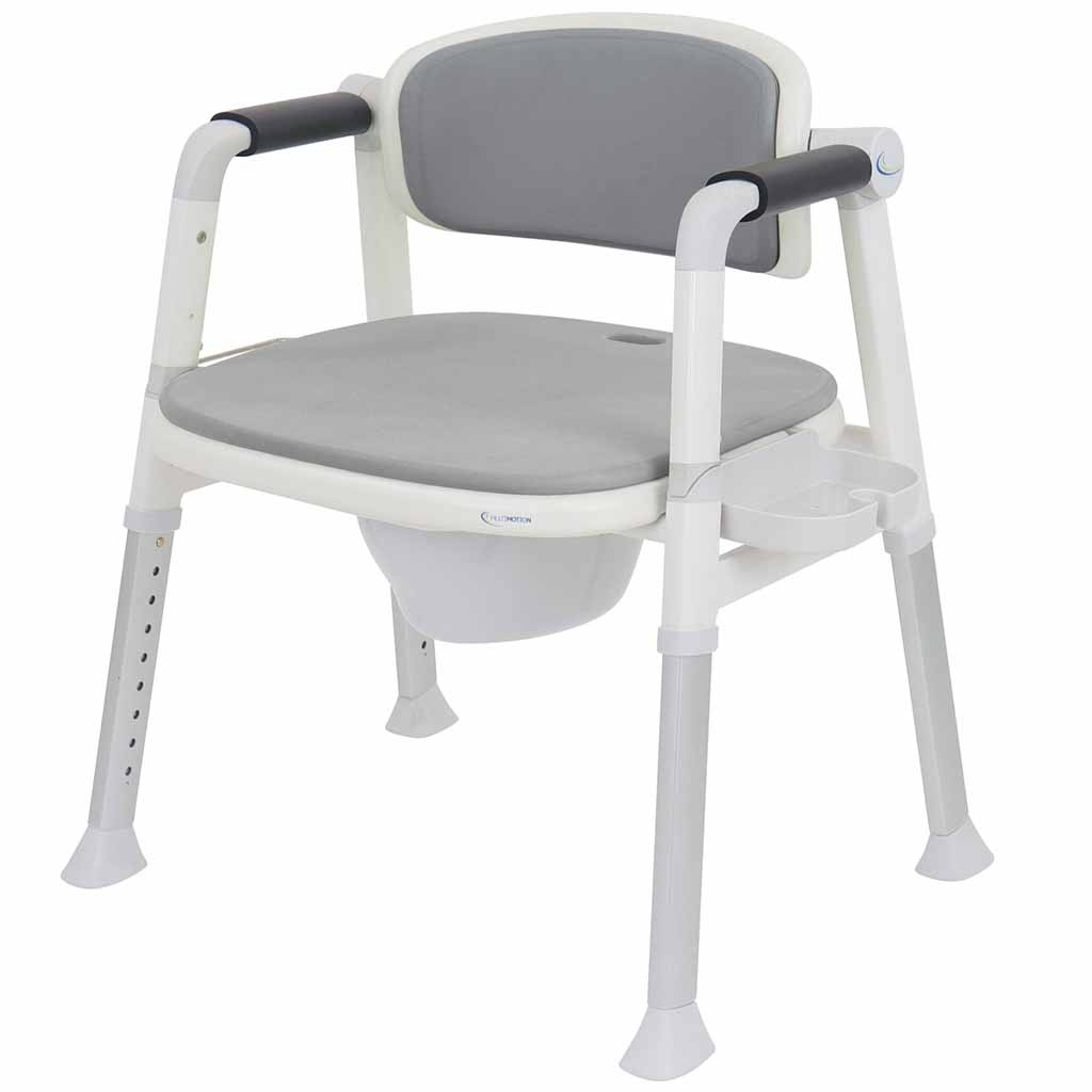 Commode - Douche-/Toiletstoel | Kies uw kleur : Grijs | MultiMotion | MultiMotion