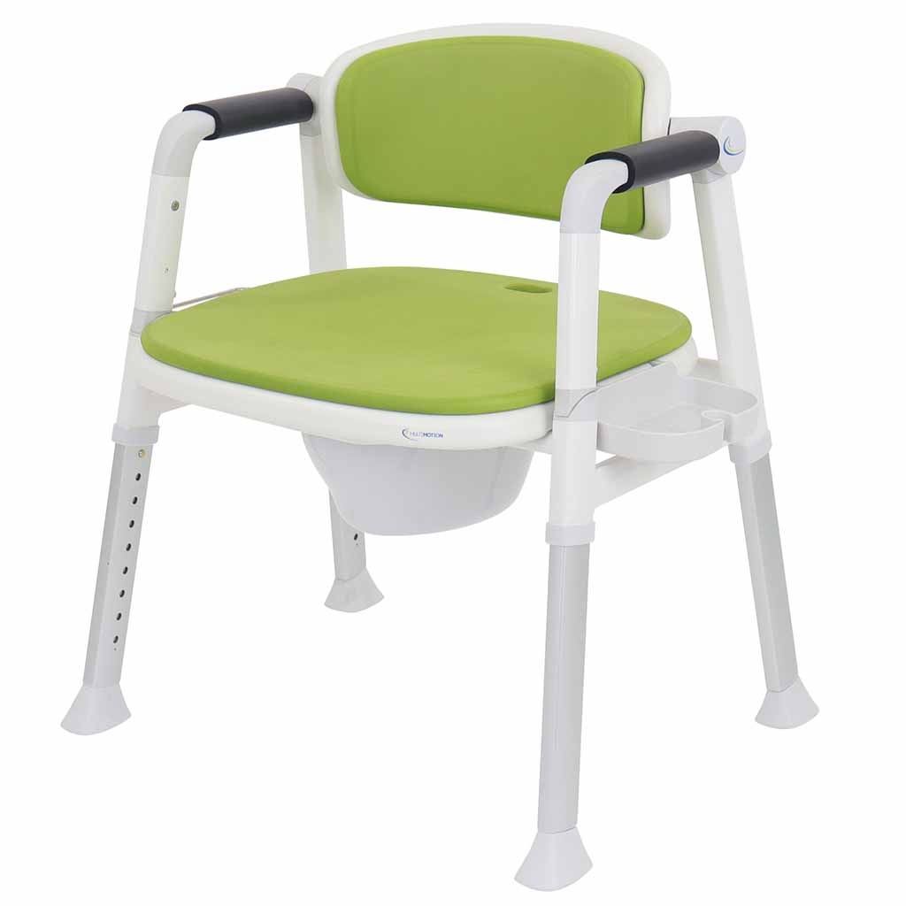 Commode - Douche-/Toiletstoel | Kies uw kleur : Groen | MultiMotion | MultiMotion