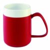 Conische warmhoudbeker | Kleur: Rood | Inhoud: 200 ml | Drinken zonder uw hoofd te kantelen | OR207RO | Ornamin | Ornamin