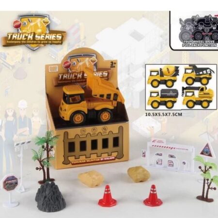 Constructie bouwplaatsset 12-delig | Merkloos