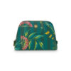 Cosmetic Bag Triangle Fleur Grandeur Green | PiP Studio