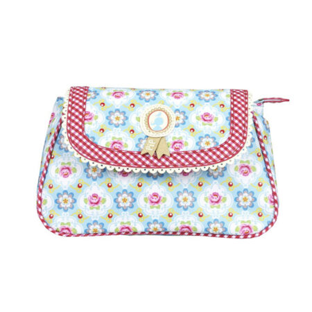 Cosmeticbag+flap S Blue | PiP Studio