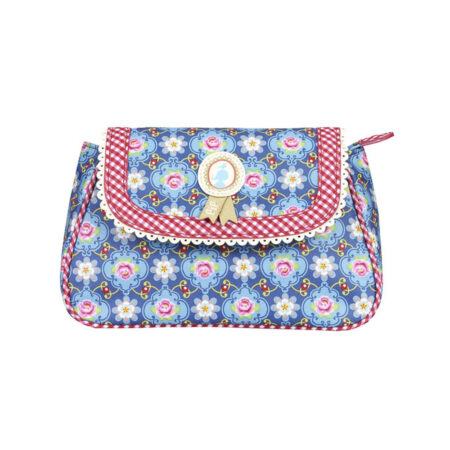 Cosmeticbag+flap S Demin | PiP Studio