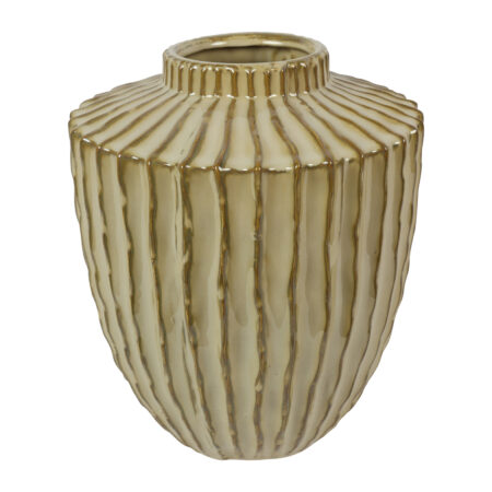Countryfield Vaas Duuk S crème Ø23x26cm | Countryfield