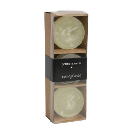 Countryfield drijfkaarsen Bollie crème | Countryfield