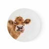 Coupe Plate 16.5cm Cow | Wrendale design