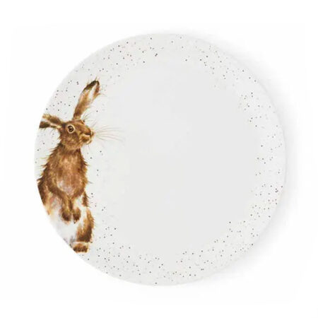 Coupe Plate 26.6cm Rabbit | Wrendale design