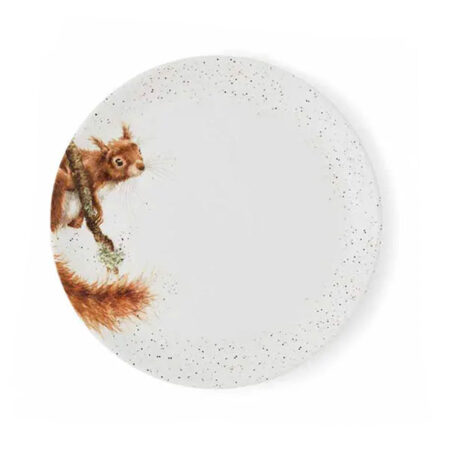 Coupe Plate 26.6cm Squirrel | Wrendale design