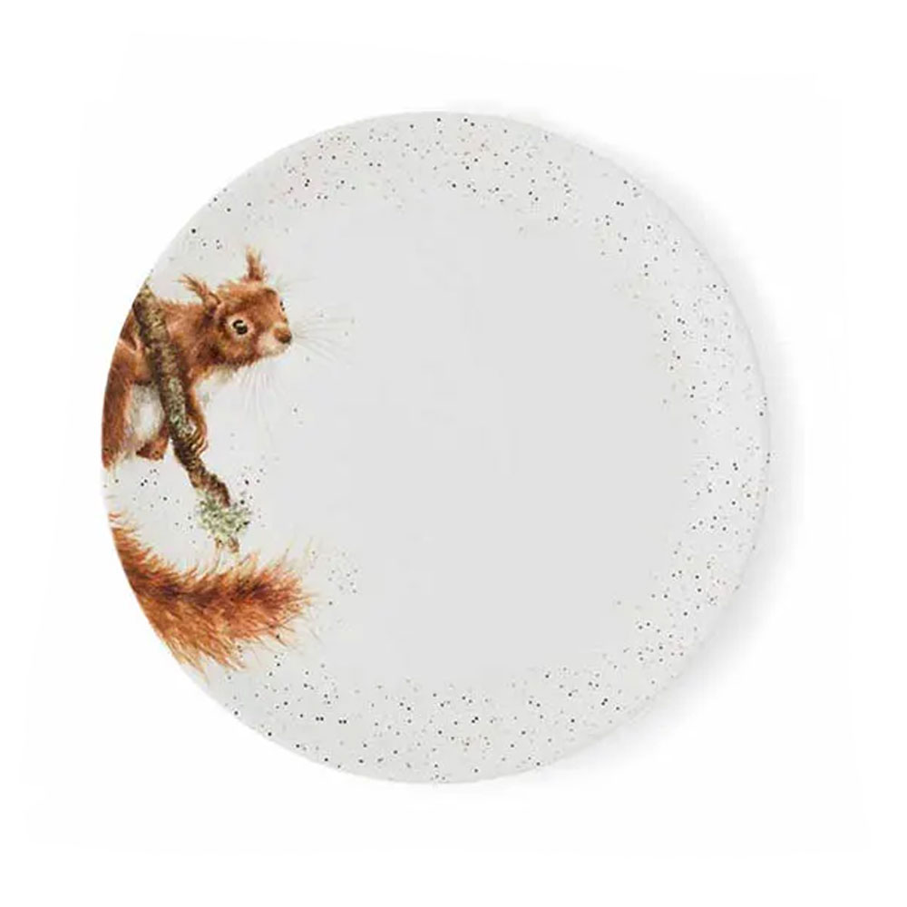 Coupe Plate 26.6cm Squirrel | Wrendale design