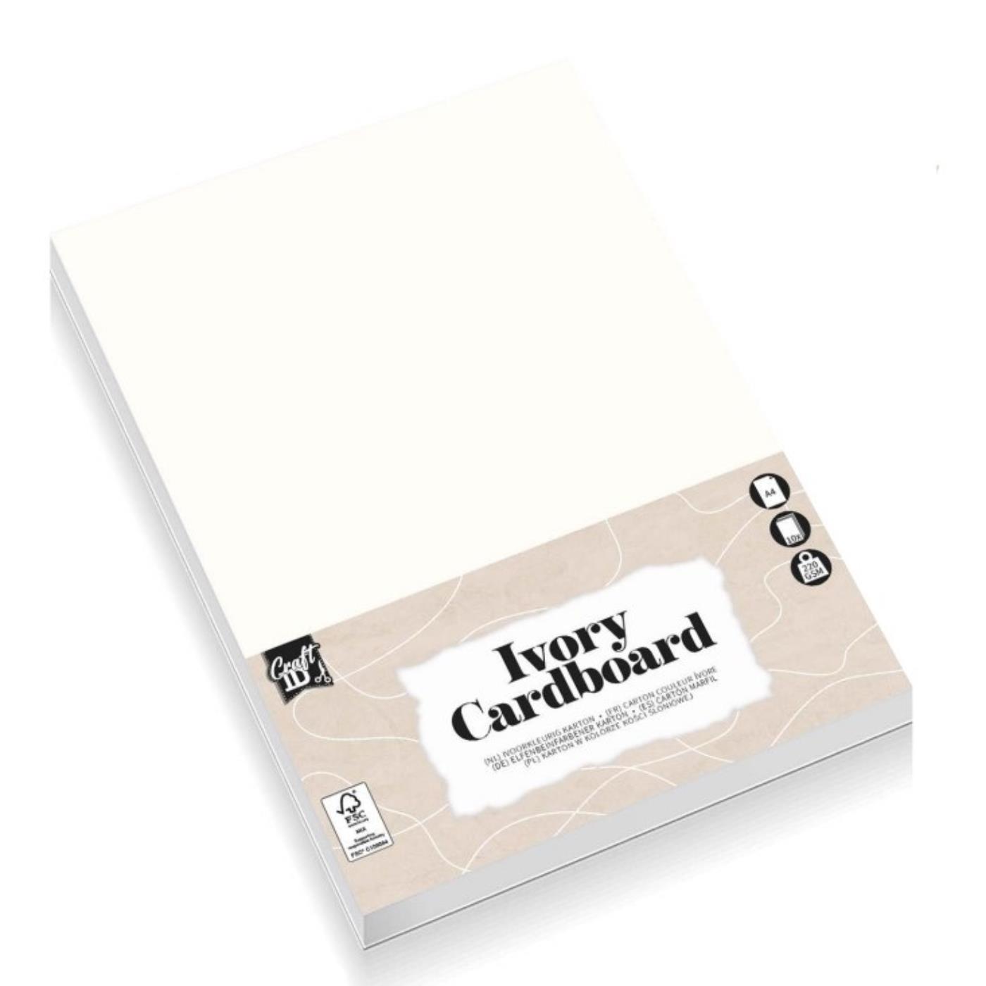 Craft ID Karton ivoor A4 10 vel 220gsm | Grafix