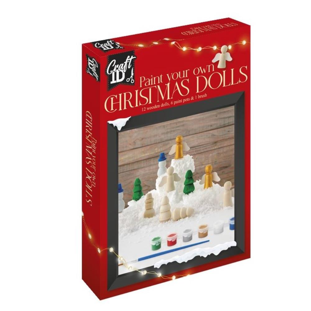 Craft ID Verf je eigen kerstpoppetjes | Grafix