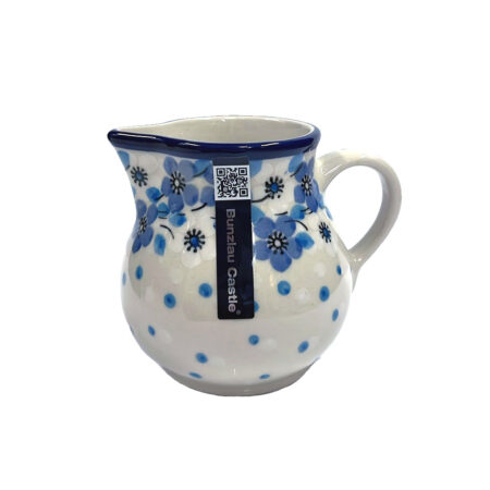 Creamer Jug 180 ml - Blue White Love | Bunzlau Castle