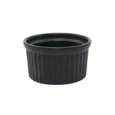 Creme Brulee Schaaltje Zwart 9x5cm |