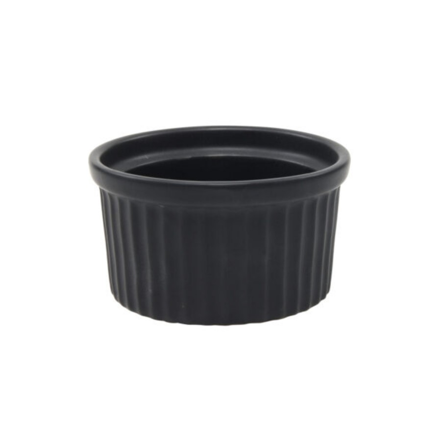 Creme Brulee Schaaltje Zwart 9x5cm |