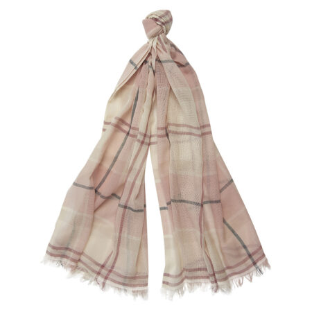 Cristie tartan wrap Dewberry tartan | Barbour