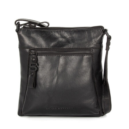 Crossbody bronco vierkant black | Spikes & Sparrow