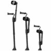 Crutch - Inschuifbare elleboogkruk | Loopkrukken | Ingeschoven: 57 cm | Kleur: Zwart | Makkelijk voor op reis | E-Ability | e-Ability