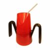 Cup - Bij ernstige slikproblemen | Kies uw kleur : Rood | RiJe | RiJe
