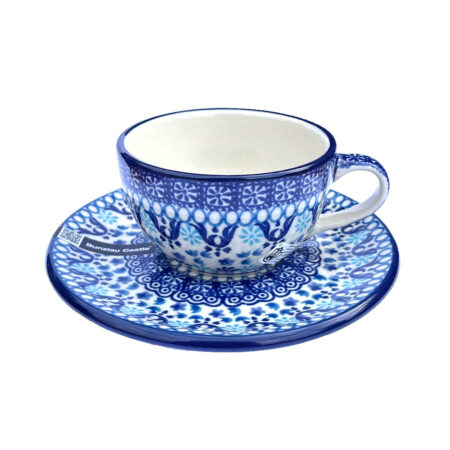 Cup and Saucer 170 ML - Nautique | Bunzlau Castle