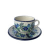 Cup and Saucer 230 ML - Fleur des Champs | Bunzlau Castle