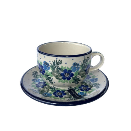 Cup and Saucer 230 ML - Fleur des Champs | Bunzlau Castle