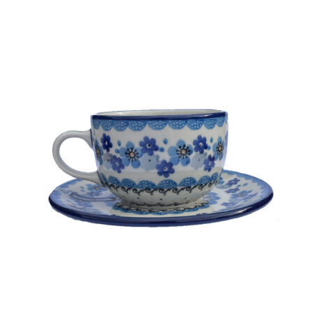 Cup and Saucer 230 ML - Fresh | Bunzlau Castle