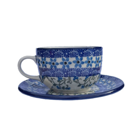 Cup and Saucer 230 ML - Vine | Bunzlau Castle