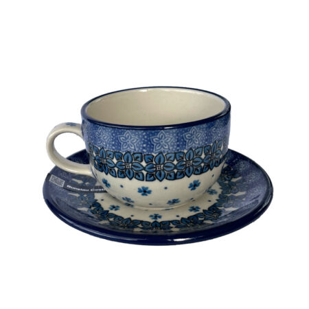 Cup and Saucer 230 ML - Wood Violets | Bunzlau Castle