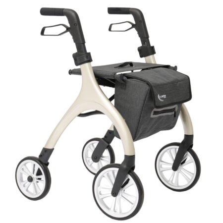 Curve lichtgewicht rollator met softwielen | Kies uw kleur : Champagne | MultiMotion | MultiMotion