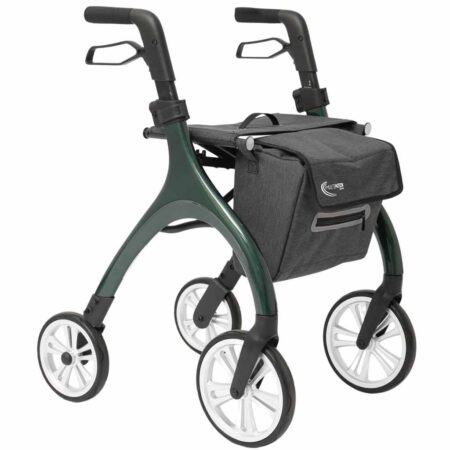 Curve lichtgewicht rollator met softwielen | Kies uw kleur : Groen | MultiMotion | MultiMotion