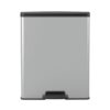 Curver Decobin 65 Liter rechthoek zilver metallic | Curver