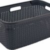 Curver Heupwasmand Rattan Gevlochten Grijs 45 Liter | Curver