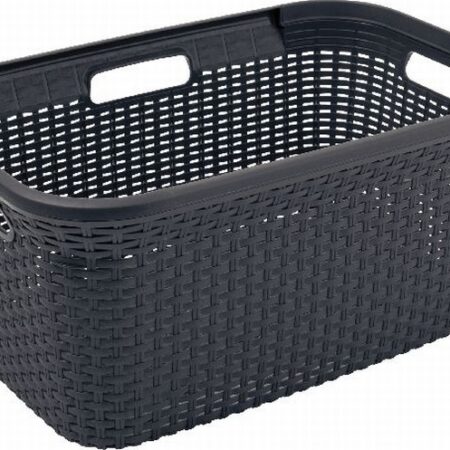 Curver Heupwasmand Rattan Gevlochten Grijs 45 Liter | Curver