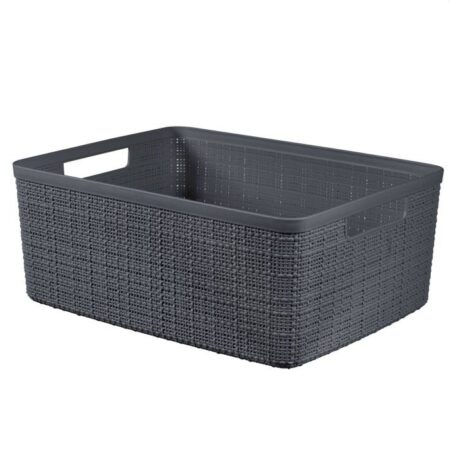 Curver Mand Jute Look 12L Antraciet | Curver