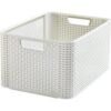 Curver Opbergmandje Rattan S Wit | Curver