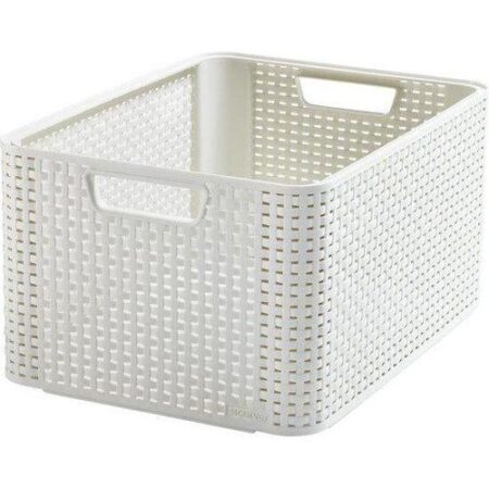 Curver Opbergmandje Rattan S Wit | Curver