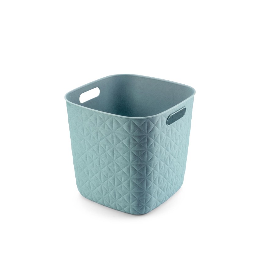 Curver Softex Opbergmand Cube 15 liter Blauwgroen | Curver