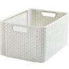 Curver Style Opbergmand Wit Rattan L | Curver