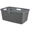 Curver Wasmand Jute Deep Shadow 46 liter | Curver