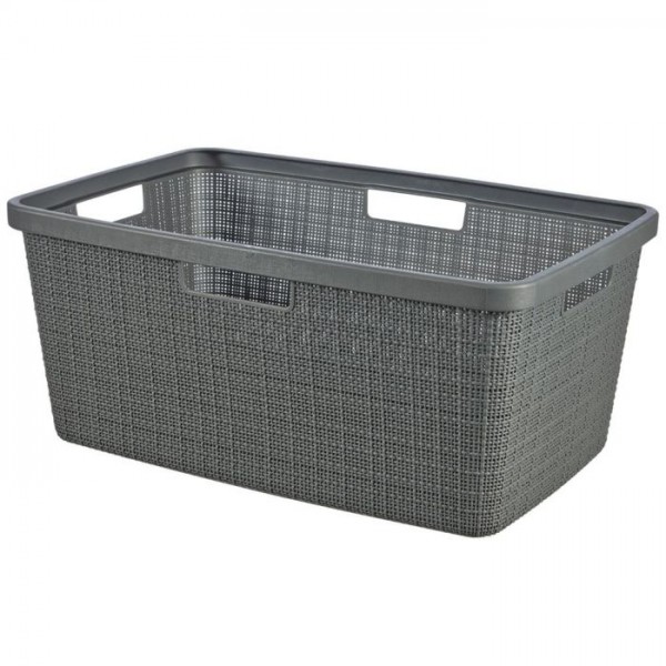 Curver Wasmand Jute Deep Shadow 46 liter | Curver