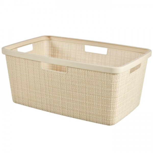 Curver Wasmand Jute Off White 46 liter | Curver