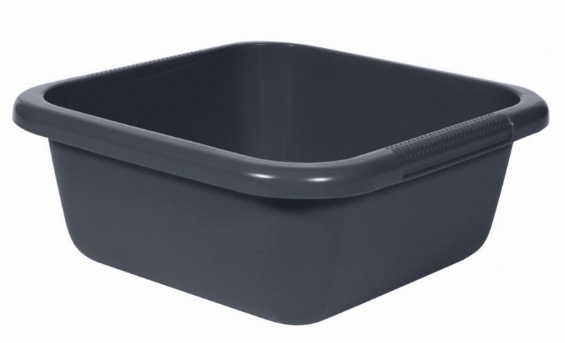 Curver afwasteil 6 liter vierkant antraciet | Curver