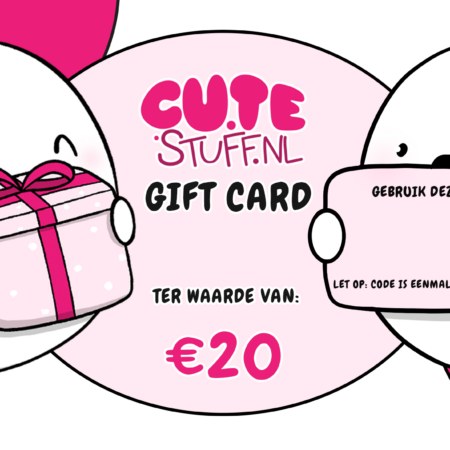 CuteStuff.nl gift card € 20