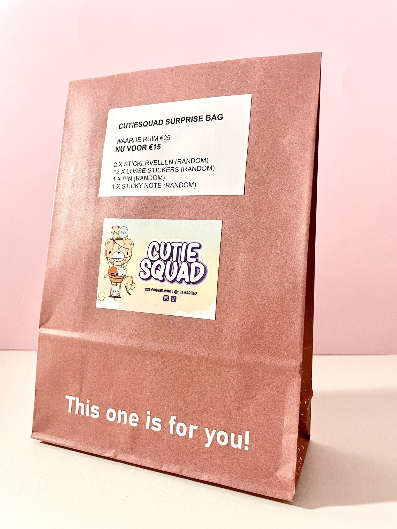 CutieSquad Surprisebag twv 25 EUR | CutieSquad