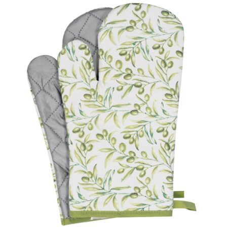 DH Ovenhandschoenen Olive&Antracite | Dutch House
