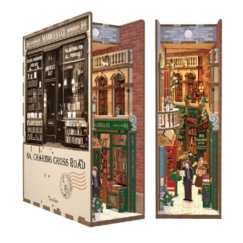 DIY Book Nook Boekensteun Charing Cross Road | Tone-Cheer