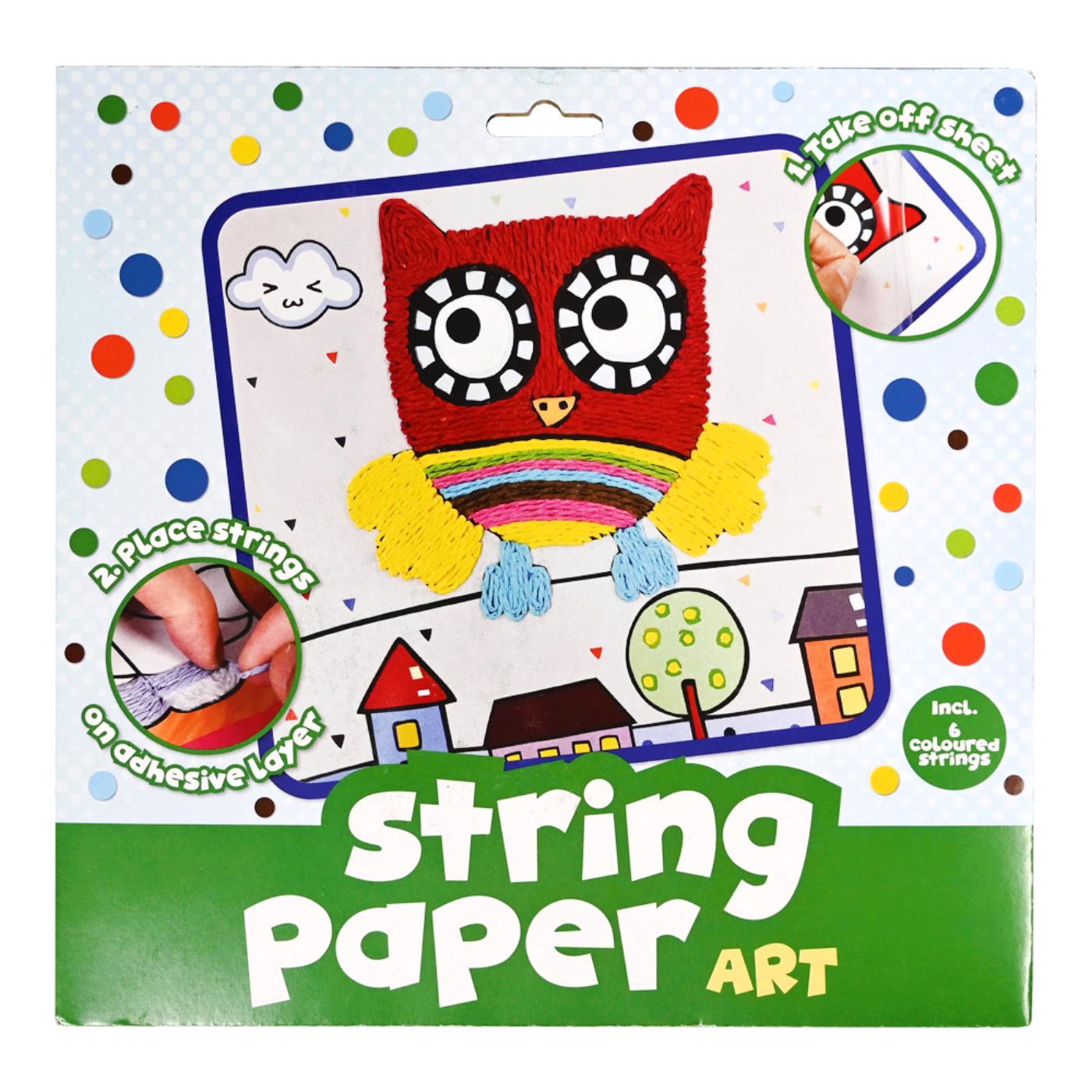 DIY Paper String Art Draadpapierkunst | Merkloos