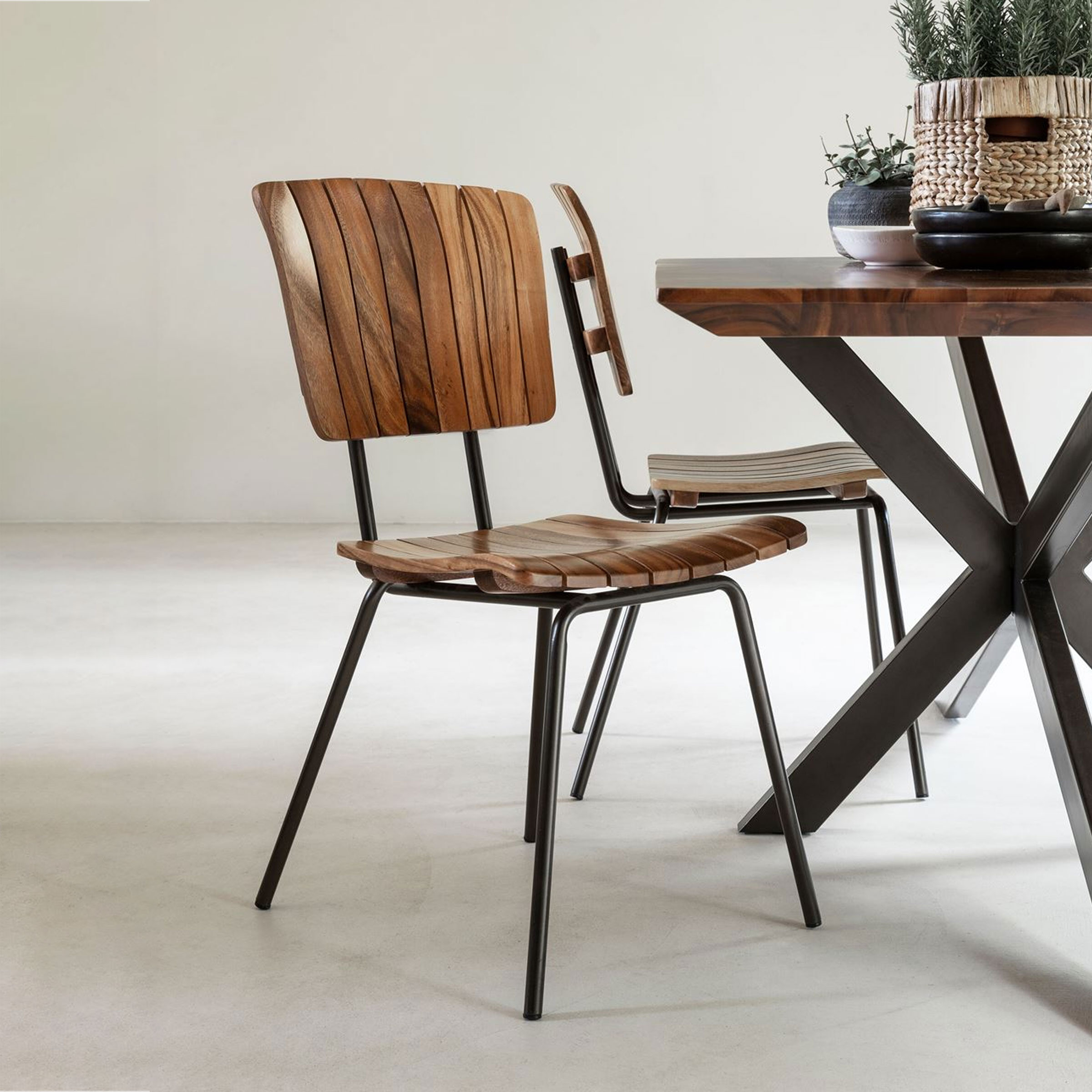 DTP Home Eetkamerstoel Flare Suarhout - Naturel | DTP Home